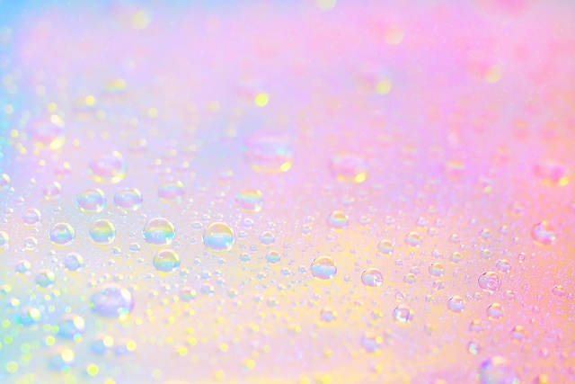 水滴 ピンク